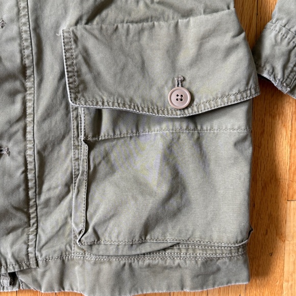 J.CREW Hunter Green Cotton Field Mechanic Military Utility Jacket - Picture 11 of 15